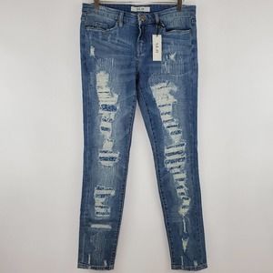 SL8 Distressed Skinny Women's Jeans